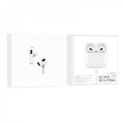 Беспроводные наушники TWS Borofone BW26 BT5.3/30mAh (300mAh)/3ч белые