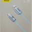 Usb Кабель-зарядка Lightning Baseus Crystal Shine 2.4A 1.2м (CAJY001103) синий