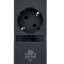 Удлинитель настольный с быстрой зарядкой SPETIME Gan3 Pro 65W EU черный