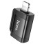 Переходник Hoco UA31A Lightning (папа) на USB (мама) черный