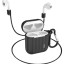 Силиконовый чехол для AirPods 1/2 Hoco WB10 черный