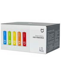Батарейки Mijia Rainbow No.5 тип AAA 40 шт цветные