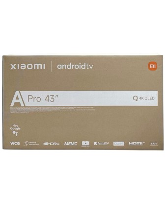 Телевизор Xiaomi TV A Pro 43 2026 RU (4K UHD, 3840x2160, Smart TV) черный