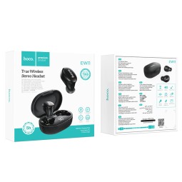 Беспроводные наушники TWS Hoco EW11 BT5.1/40mAh (300mAh)/5ч черные