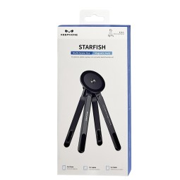 Магнитная подставка-держатель Keephone Starfish 3in1 (KPSTARFISHGY) серый