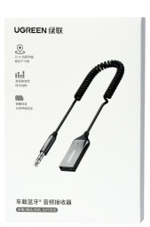 Адаптер Ugreen CM309 AUX Car Receive BT5.3 серый