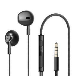 Стереонаушники Lenovo HF140 с микрофоном черные