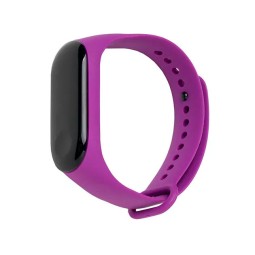 Ремешок для Xiaomi Mi Band 3/4 силиконовый фиолетовый