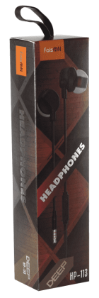 Наушники с микрофоном Faison HP-113 Deep 1.1м черные