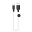 Usb Кабель-зарядка Type-C Hoco X21 Plus Silicone 3A 25см мягкий силиконовый белый