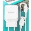 Сетевое зар. устр. Borofone BA36A с шнуром Type-C 1USB 3A белое