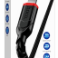 Usb Кабель-зарядка Lightning Hoco X59 Victory 1м 2.4А в тканевой оплётке чёрный