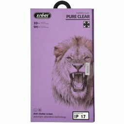 Защитное стекло для i-Phone 17/16 Pro Xreel Pure Clear 3D безрамочное