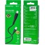 Usb Кабель-зарядка Lightning Borofone BX37 Wieldy 2.4A 1м в оплётке PVC чёрный