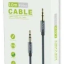 Аудиокабель AUX 3,5mm Hoco 1m UPA03 черный