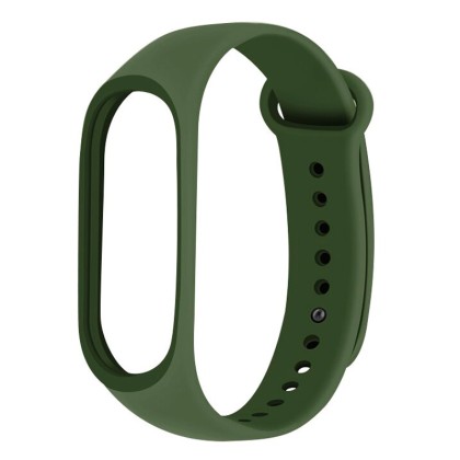 Ремешок для Xiaomi Mi Band 3/4 силиконовый хаки