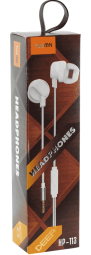 Наушники с микрофоном Faison HP-113 Deep 1.1м белые