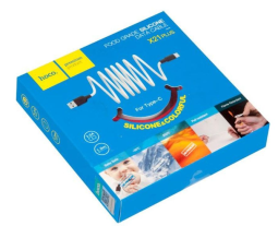 Usb Кабель-зарядка Type-C Hoco X21 Plus Silicone 2.4A 1м мягкий силиконовый красный