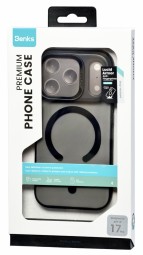 Накладка для i-Phone 17 Pro Benks Lucid Armor Magsafe с закрытой камерой черный