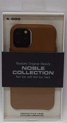 Накладка для i-Phone 11 Pro K-Doo Noble кожаная коричневая