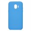 Накладка для Samsung Galaxy A5 (2018)/A8 (2018) Silicone cover голубая