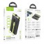 Powerbank Hoco J127A 10000mAh 2C с шнуром Type-C/Lightning  черный