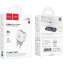 Сетевое зар. устр. Hoco C135A 1USB/1C 3A 20W белое