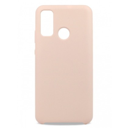 Накладка для Huawei Honor 9X Lite Silicone cover без логотипа пудро