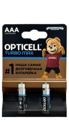 Батарейка щелочная Opticell Turbo Max AAA/LR03/BL2
