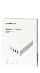 Сетевое зар. устр. Ugreen CD102 4USB 34W белое