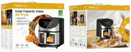 Аэрогриль Hoco HE21 Air Fryer 8L 1700W черный