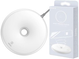 Беспроводное зарядное устройство Baseus Donut Wireless Charger WXTTQ-02 белое