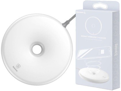 Беспроводное зарядное устройство Baseus Donut Wireless Charger WXTTQ-02 белое