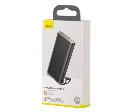 Powerbank Baseus Starlight Digital Display 20000mAh, 22,5W (PPXC-01) черный