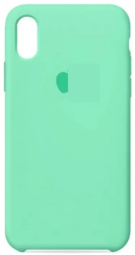 Чехол-накладка  i-Phone X/XS Silicone icase  №50 бледно-бирюзовая