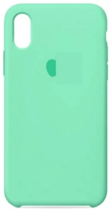 Чехол-накладка  i-Phone X/XS Silicone icase  №50 бледно-бирюзовая