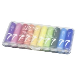 Батарейки CUKTECH AAA LR03 10 шт. цветные