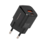 Сетевое зар. устр. Keephone CH-23091 1USB/1C 30W черное