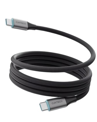 Usb Кабель-зарядка Type-C на Type-C Cuktech CMC610 6A 240W 1м черный