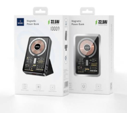 Внешний аккумулятор WiWU JC-21 Magnetic Power Bank 10000mAh 22.5W черный