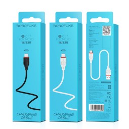 Usb Кабель-зарядка Micro Borofone X17 Enjoy 2A 1м силиконовый чёрный