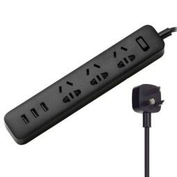 Сетевой удлинитель Xiaomi Mi Power Strip 3 Sockets/3 USB Potrs NRB4028CN черный