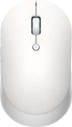 Мышь беспроводная бесшумная Mi с двойным подключением 1300dpi (HLK4040GL) белая