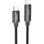 Usb Кабель-зарядка Type-C на Lightning с дисплеем Hoco U125 27W 1.2м черный