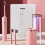 Электрическая зубная щетка со стерилизатором Xiaomi T-Flash UV Sterilization Toothbrush  (розовая)