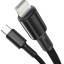 Кабель-зарядка Type-C на Lightning Baseus High Density Braided 20W 1м (CATLGD-01) черный