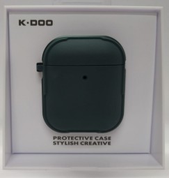 Силиконовый чехол для AirPods 1/2 K-DOO CrashGuard зеленый