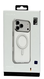 Накладка для i-Phone 17 Pro Puloka Armor Magsafe синий