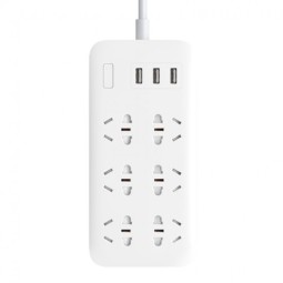 Сетевой удлинитель Xiaomi Mi Power Strip 6 Sockets/3 USB Potrs (NRB4025CN) белый