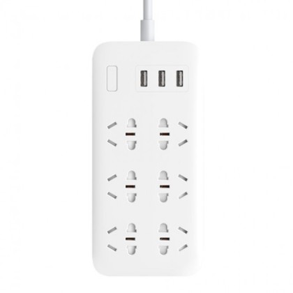 Сетевой удлинитель Xiaomi Mi Power Strip 6 Sockets/3 USB Potrs (NRB4025CN) белый